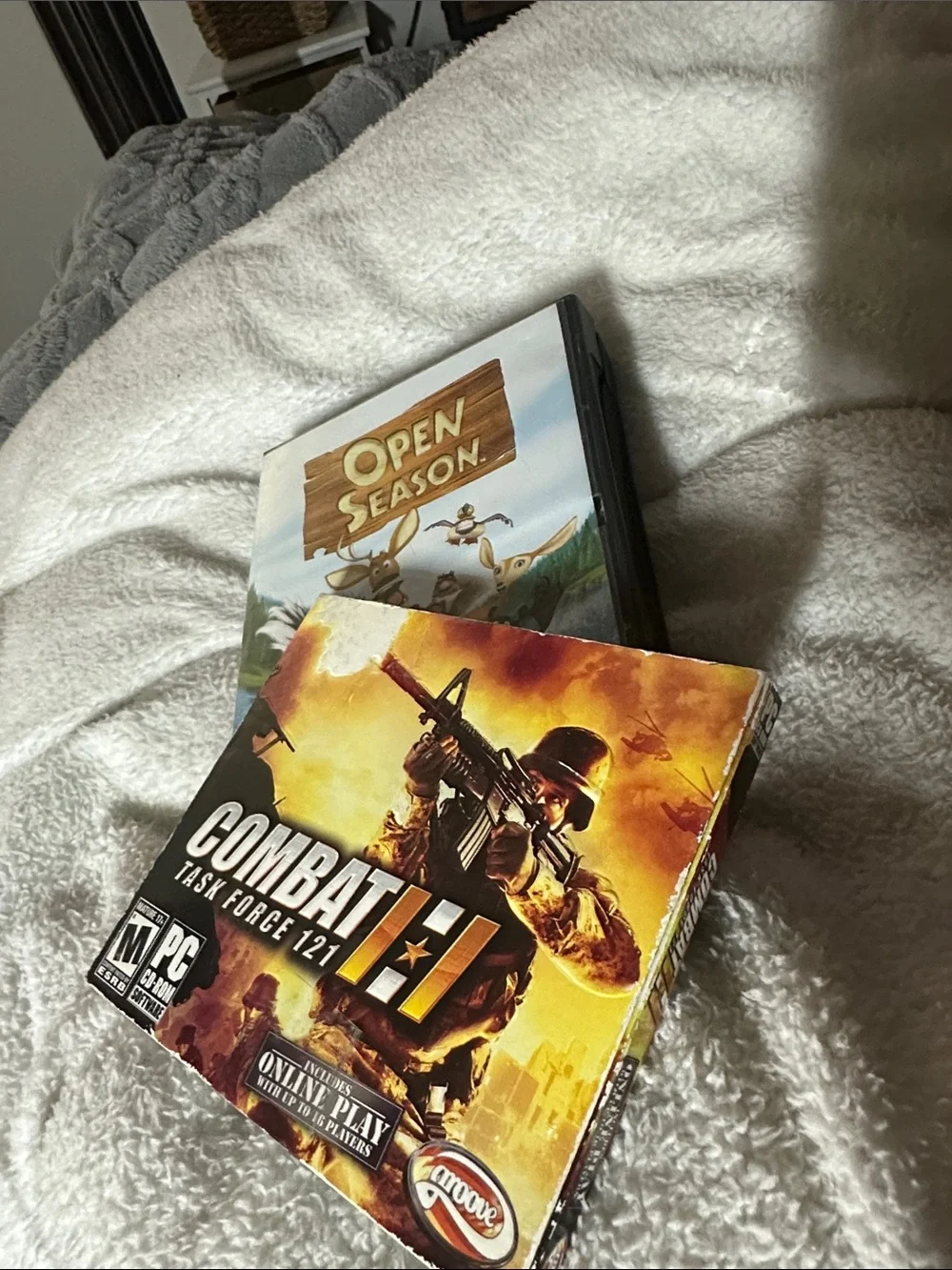 Open Season PC Game(includes 3discs-used) & COMBAT TASK FOREVER(NWT)